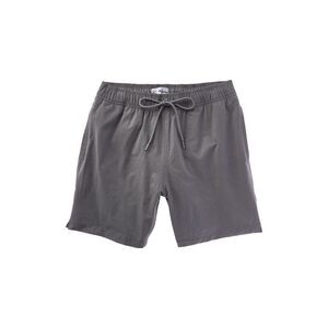 Mr. Swim Mens  Textured Stretch Trunk, Grey